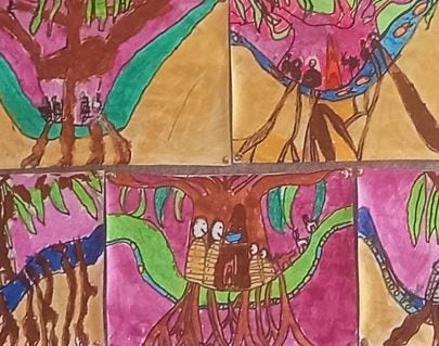 Image of Aunty Joy Murphy inspired artwork