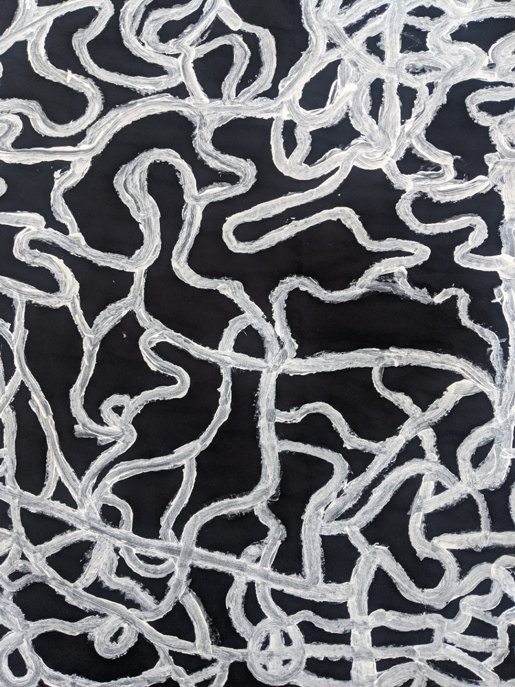 Image of Emily Kame Kngwarreye inspired artwork